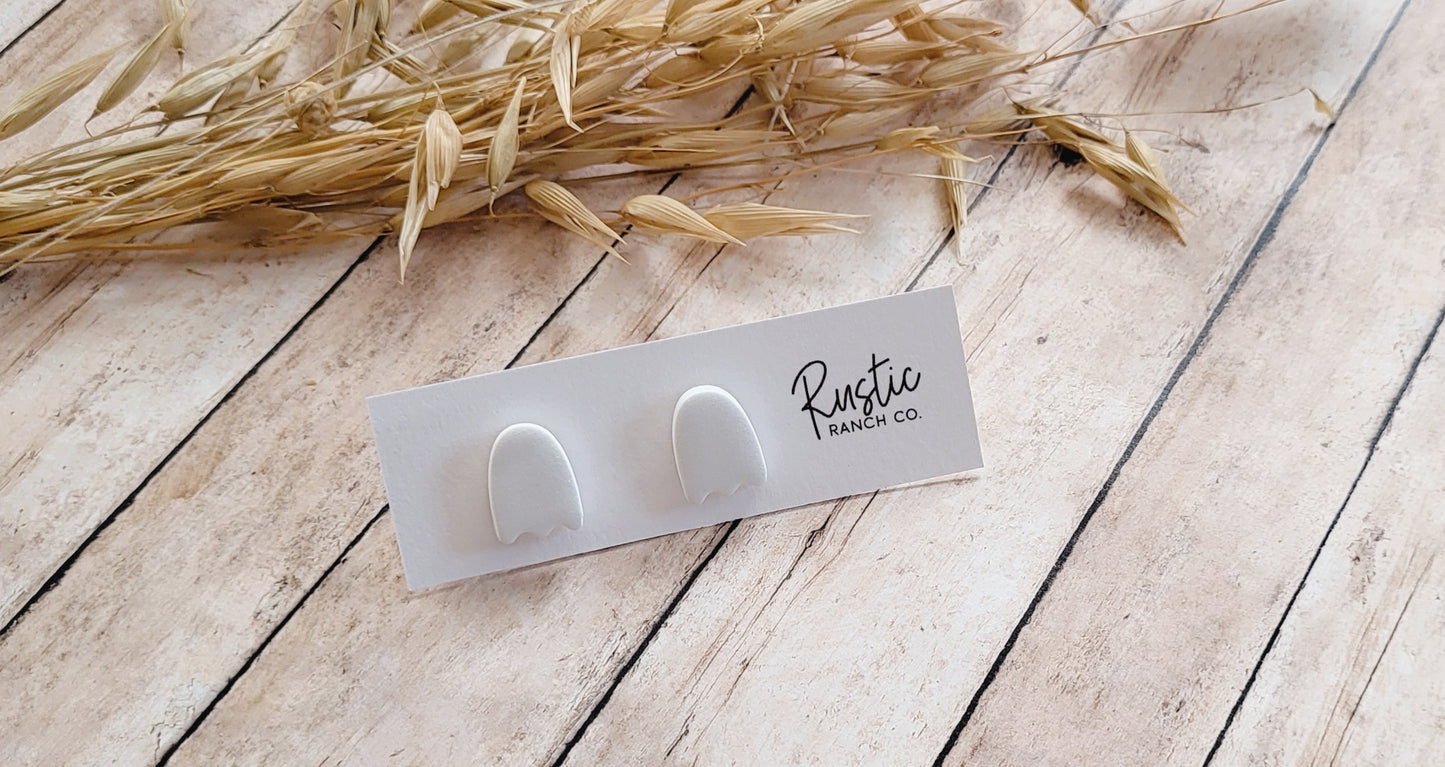 Boho Ghost Studs